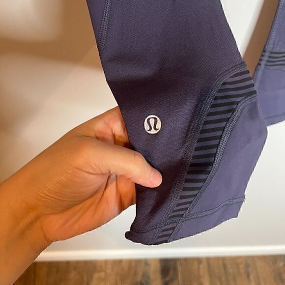 Lululemon Run Stripe Inspire Crop II leggings - Picture 3 of 5